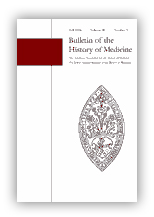 Bulletin of the History of Medicine