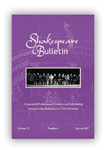 Shakespeare Bulletin