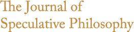 The Journal of Speculative Philosophy